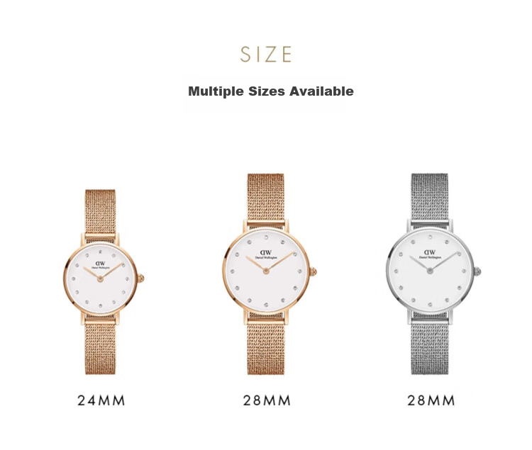 Daniel Wellington DW Women's Watch Light Luxury Golden Minimalist Quartz European and American Style Wristwatch Birthday Gift for Girlfriend DW447 9