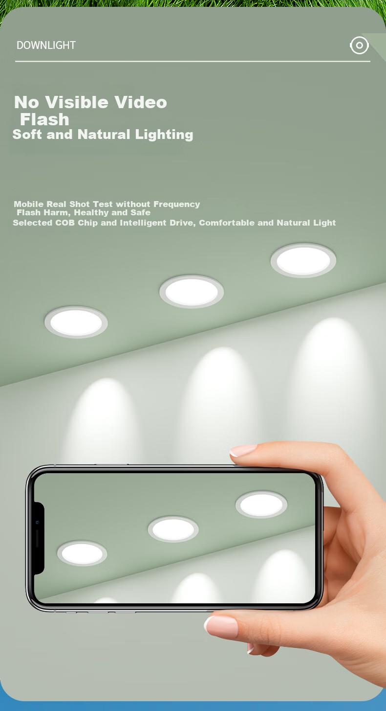 Boteti Recessed Downlight, 15W Ultra-Thin, Ceiling Light for Living Room, 4-Inch White Light [6000K] 3