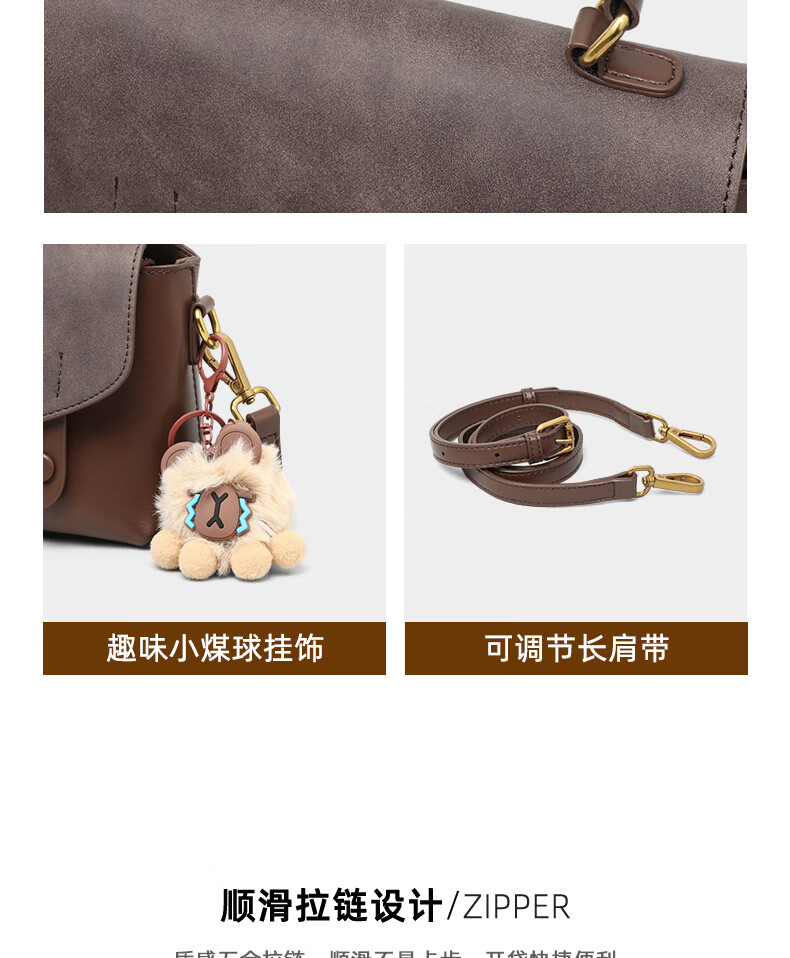 Viney Leather Handbag, Women's Fashion Crossbody Cambridge Bag, Light Shoulder Bag, Practical Birthday And Mother's Day Gift for Mom 3
