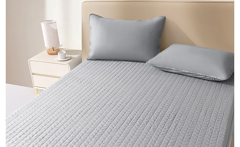 Belleace Mercury Home Textile A-Class Washable Soybean Filled Soft Antibacterial Brushed Fitted Mattress Protector Pad 8