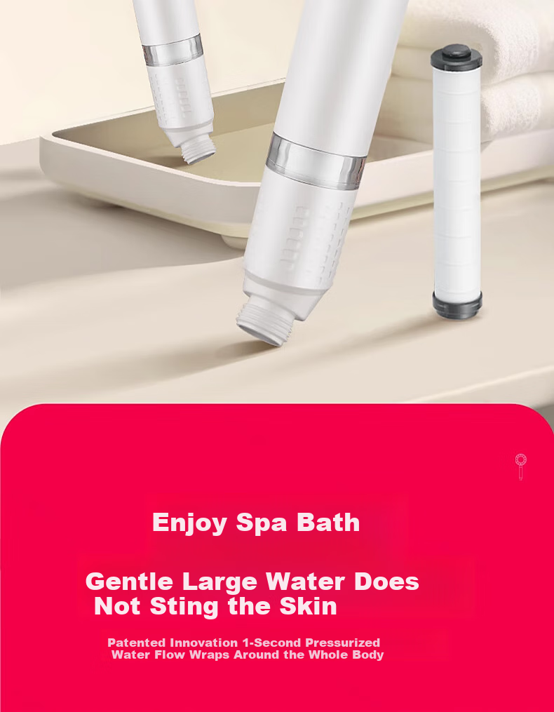 HOMK [Germany] Shower Head LP Series, High-Pressure Filtered Shower, Bathroom Bathing High-Pressure Single-Head Sprayer, LP79 7