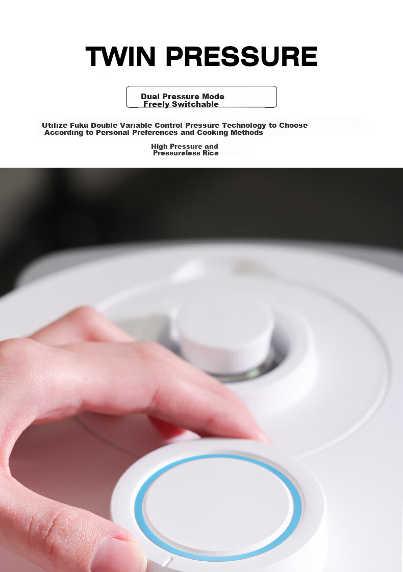 CUCKOO Korean Imported Dual-Pressure Mini Multifunctional Baby Food Smart Reservation Rice Cooker for 1-2 People, 1.5L CRP-MHTR0311FW 6