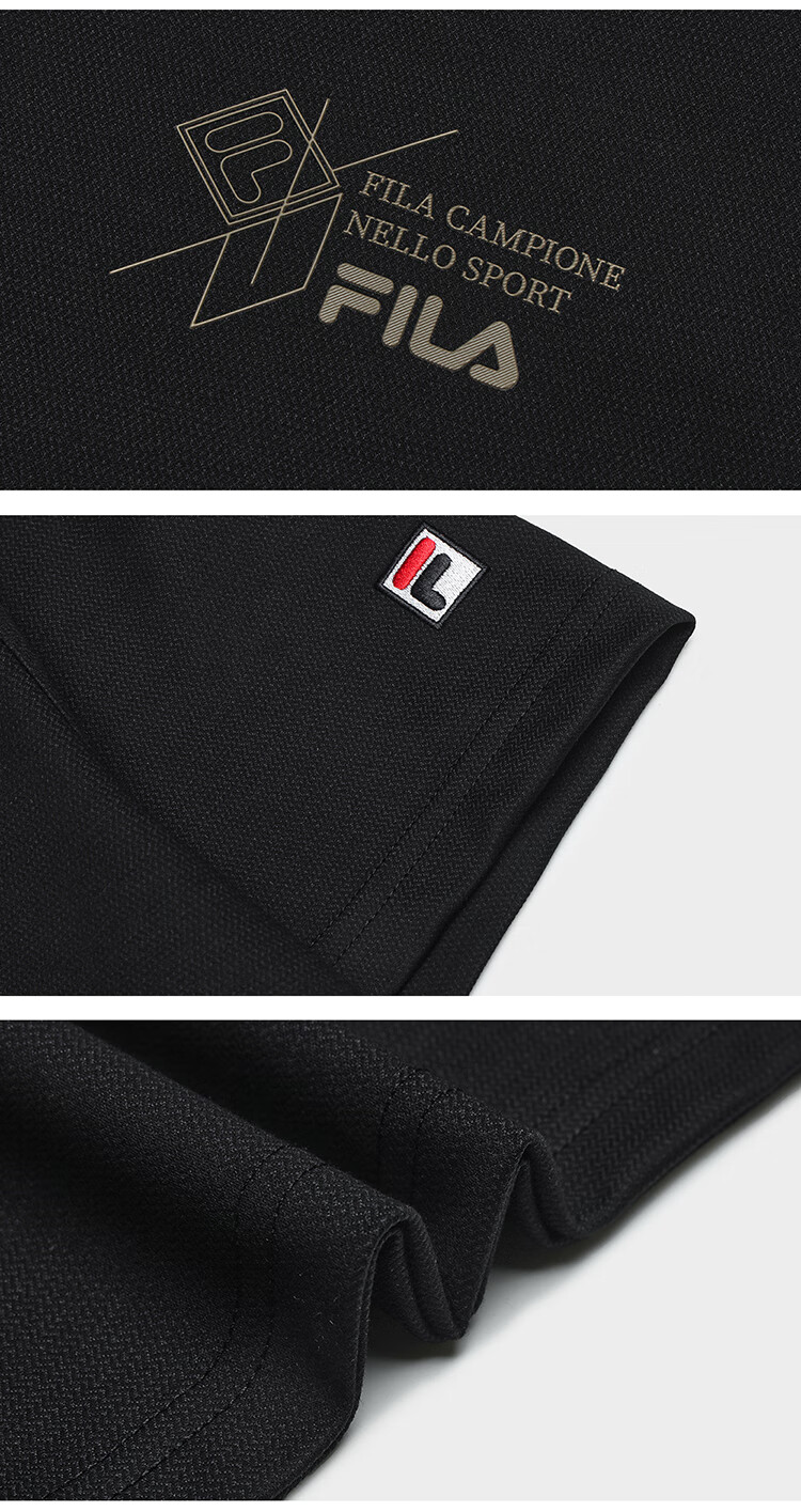 FILA Official Men's Short Sleeve T-Shirt 2026 Summer Casual Sports Basic Tee 12