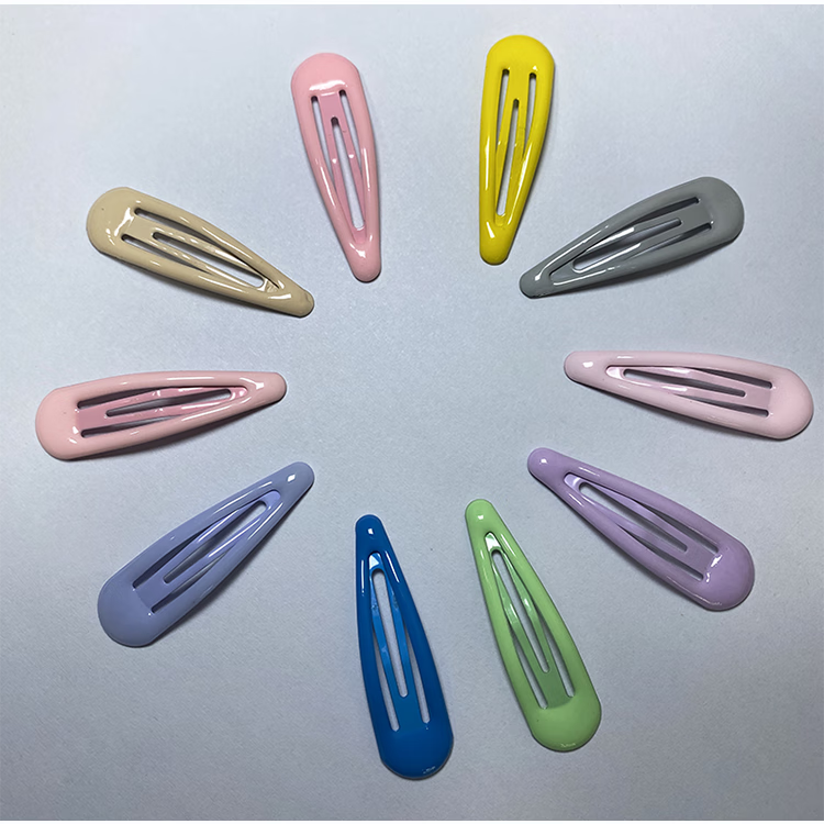 Jingxiaodi 10 Children's Barrettes, Hair Clips for Girls, Non-Damaging Hair Clips, Bangs Clips, Little Girls' Hairpins, Colorful Hair Accessories 2
