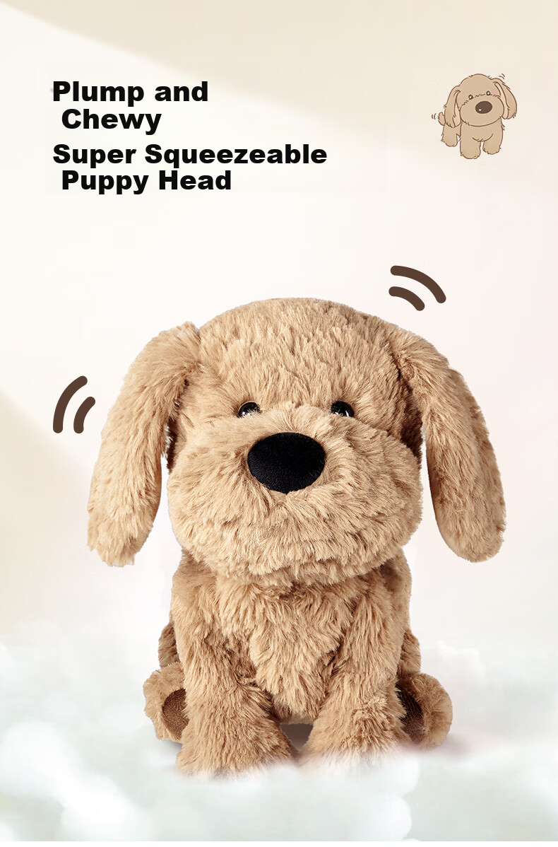 Auby Children's Plush Toy Dog, Musical Interactive Electronic Haki Pet Comforting Doll, Kekabu Birthday Gift 10