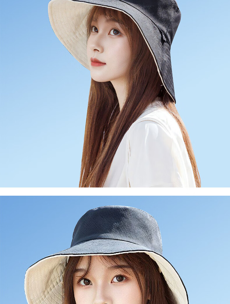 CARTELO Sun Hat, Fisherman Hat for Women, Summer UV Protection, Wide Brim Face-Covering Sunhat, Reversible 13