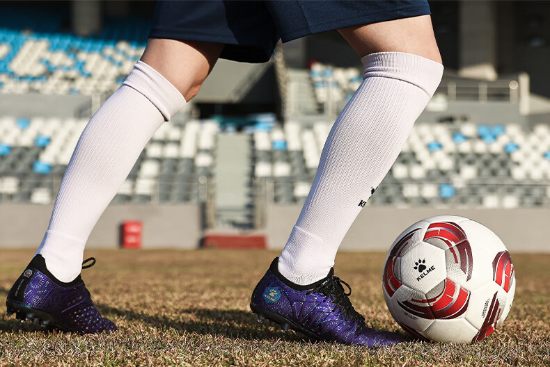 KELME Hot-Melt Soccer Training Match Children's Size 4 Ball, Asian Cup VORTEXAC Wind Fire Wheel, White And Red Size 4 4