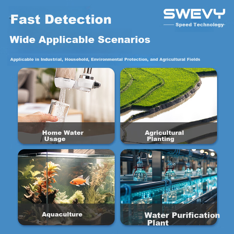 Suwei Water Quality Testing Pen, Water Tester, TDS Water Quality Test Pen EC Conductivity Water Quality Testing Instrument SW302