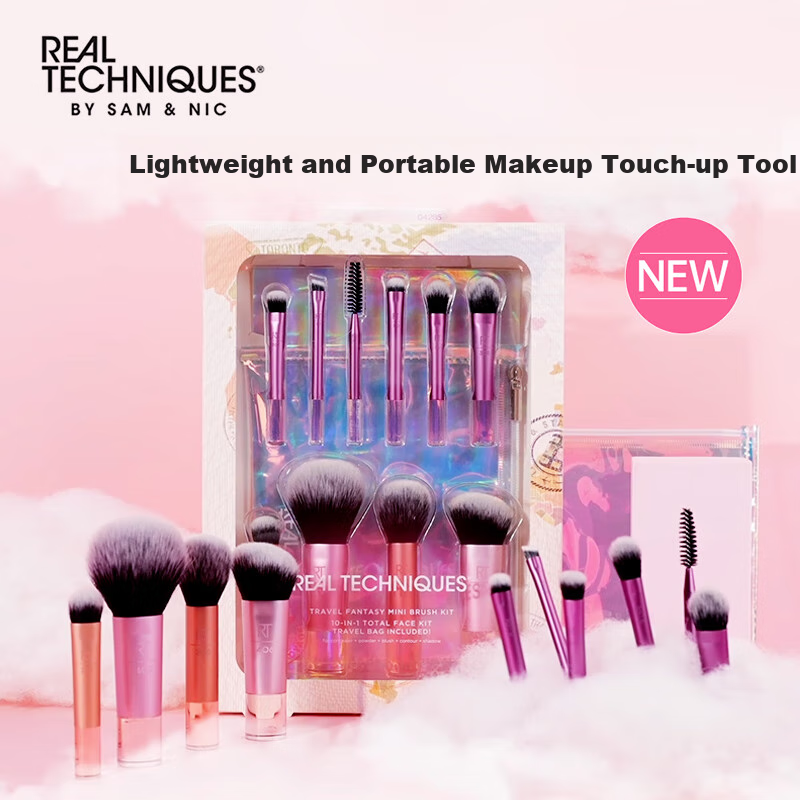 Real Techniques Dream Makeup Brushes Set of 10: Eyeshadow Brush, Powder Brush, Concealer Brush, Blush Brush