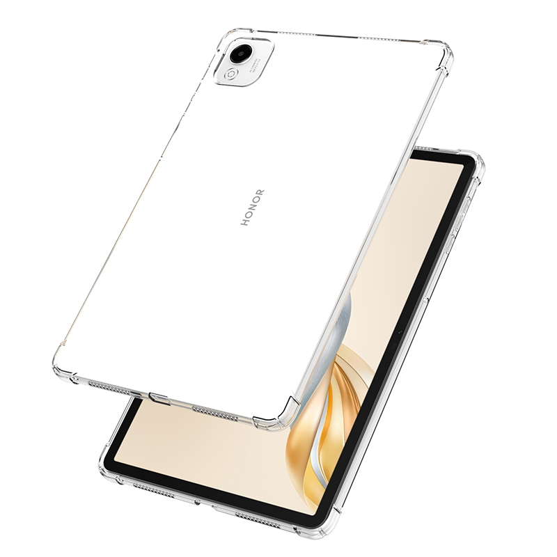 BIAZE Compatible with Honor X10 Pro/X9 Pro 2026/25 Protective Case, Honor Tablet 11.5-Inch, Shockproof TPU Corner Protection Cover PB563-Transparent White