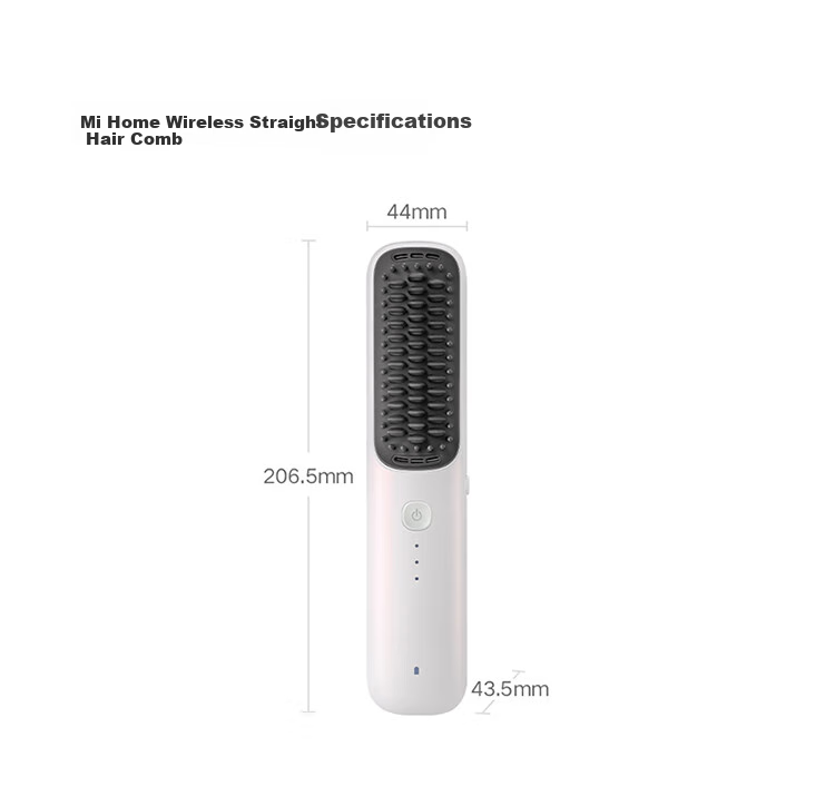 Mijia Xiaomi Wireless Straightening Brush, Mini Portable Hair Styling Comb with Negative Ions for Hair Protection, Straightening Iron And Comb, Birthday Gift for Girlfriend, Yunjin Purple 14