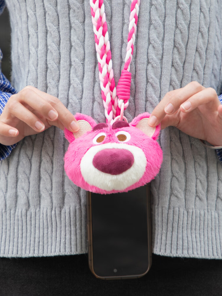 Disney Judy Phone Lanyard, Mini Cartoon Plush Earphone Strap, Crossbody Phone Bag 14