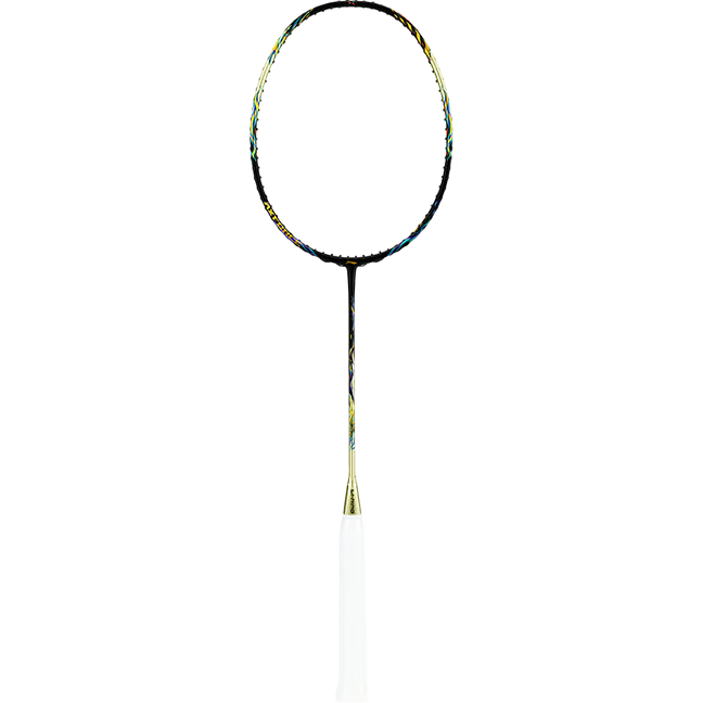 Li-Ning Badminton Racket Thunder 100 Offensive Single Racket, Full Carbon Professional Grade Badminton Racket, 4U