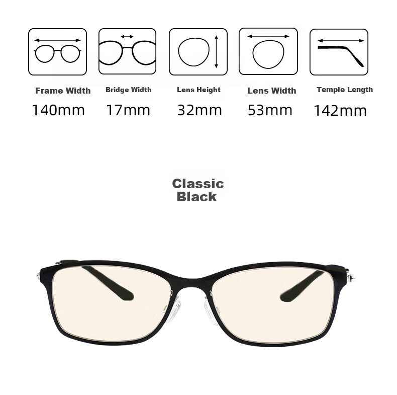 Blutech Blue Light Blocking Glasses, Radiation Protection Glasses, Lightweight Computer Eye Protection Goggles [Classic Black Frame] 5