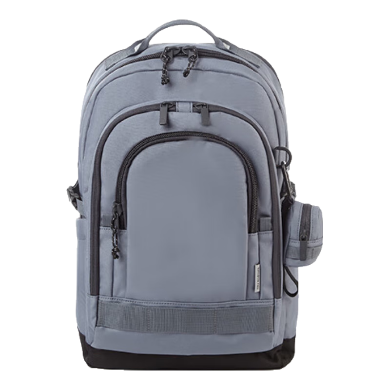 Xinxiuli Men's Backpack, 15.6-Inch Laptop Bag, Fashionable Commuter Bag, Large Capacity Casual Backpack, UF9 Dark Gray