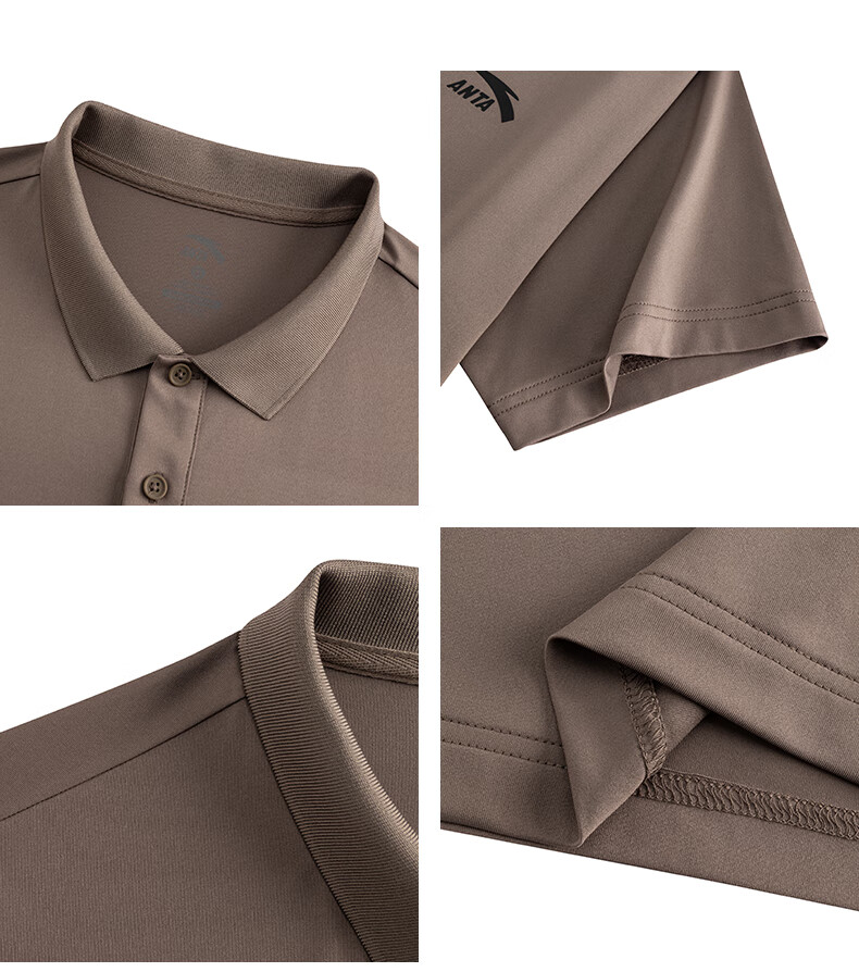 Anta Xingdong Polo | Casual Collared Short Sleeve Men's Summer Quick-Dry Business Commuter Colorful Polo Shirt Top 47