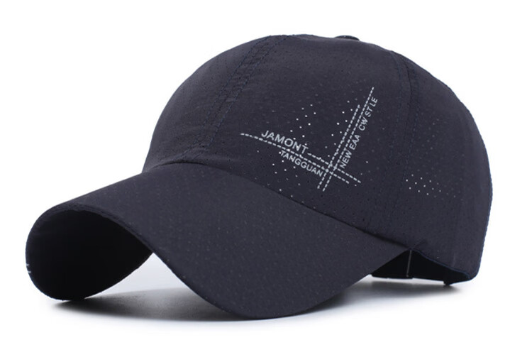 GLO-STORY Baseball Cap for Men, Mesh Quick-Dry Sun Visor Cap MMZ824255 Black 2