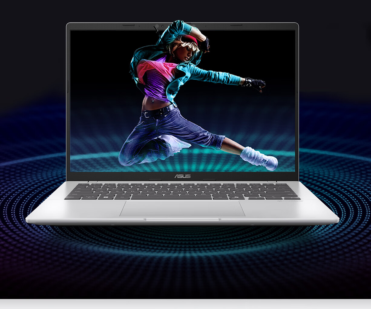 ASUS Wuwei 14 AI Edition 2025 X1407, 14-Inch Colorful Eye-Protection Long Battery Life AI Thin And Light Office Laptop (Snapdragon X, 16GB RAM, 512GB Storage) 17