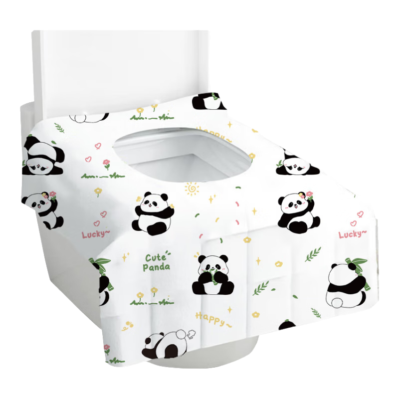 CHUYISHENG Disposable Toilet Seat Cover, Sterilized, Full Coverage, Large Size, Hotel Toilet Pad, Waterproof, Thickened, for Postpartum Wome