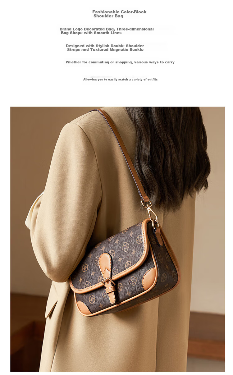 Aokang Women's Handbag, Trendy Small Square Bag, Light Luxury Underarm Crossbody Shoulder Bag, Birthday And Mother's Day Gift for Mom Or Wife 3