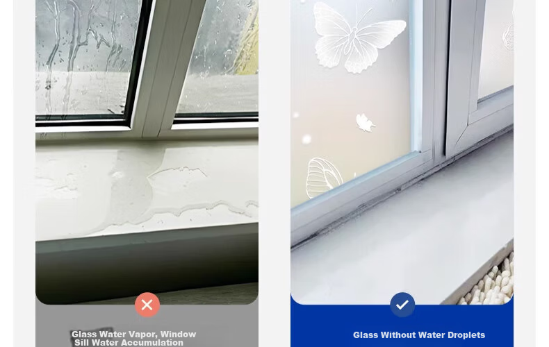 Zichen Window Static Cling Frosted Film, Light-Transmitting But Opaque Window Sticker, Glass Decal, Bathroom Privacy Film 34
