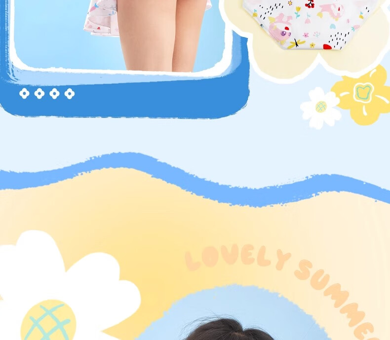 Li-Ning Children's One-Piece Swimsuit, Cute Princess-Style Swimwear for Girls, Sun Protection Swimwear 10