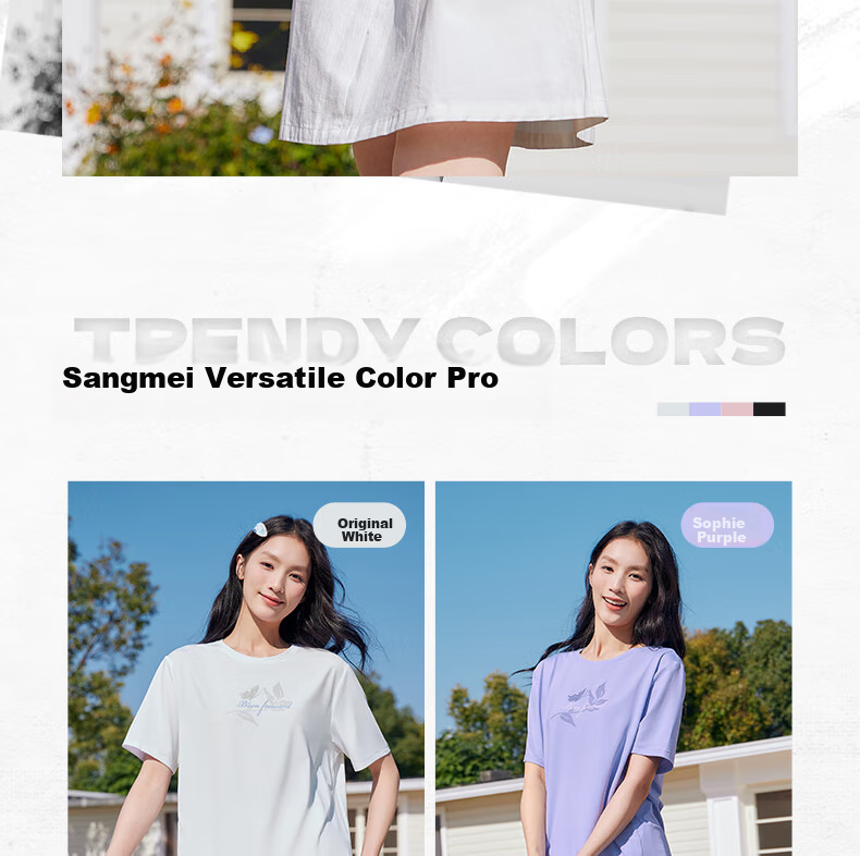 361° Women's Short Sleeve Spring Summer New Sports T-Shirt Quick-Dry Loose Casual Running Top 662624113-1 4