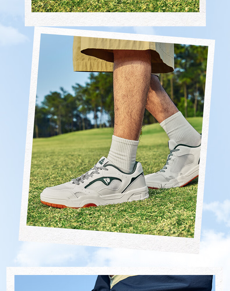 PEAK Taiji White Sneakers for Men, Summer Wear-Resistant Height-Increasing Mesh Shoes, Soft-Soled Running Sports Casual Shoes DB520117 10