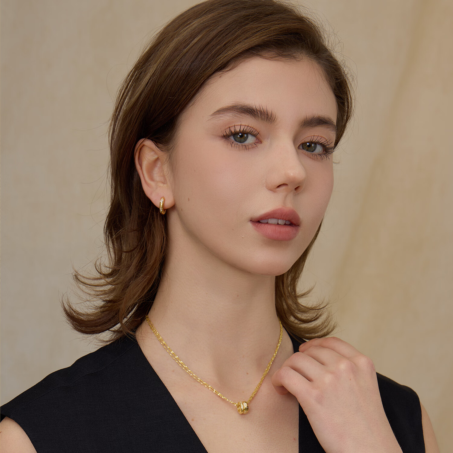Arsis Snake Pattern Small Hoop Stud Earrings for Women Original Design Fashion Simple Versatile Earrings Birthday Gift for Girlfriend