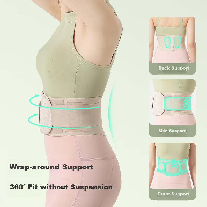 AURBOSHI Japanese Medical Grade Sports Back Support Belt for Men And Women, Detachable Lumbar Disc Herniation And Muscle Strain Fitness Brace