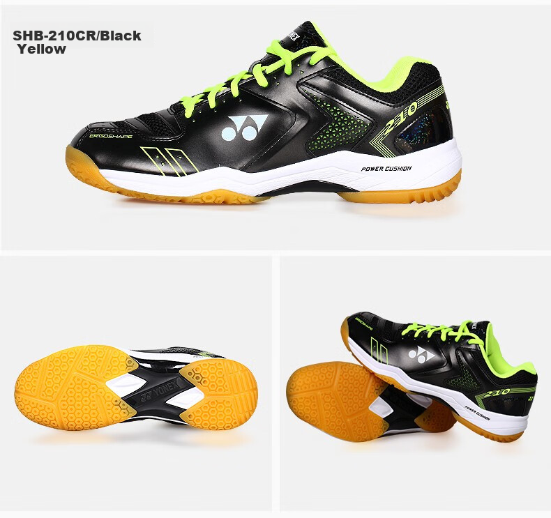 YONEX Badminton Shoes for Men And Women, Ultra-Light Breathable Shock-Absorbing Sports Shoes SHB220CR Beige Size 36 37