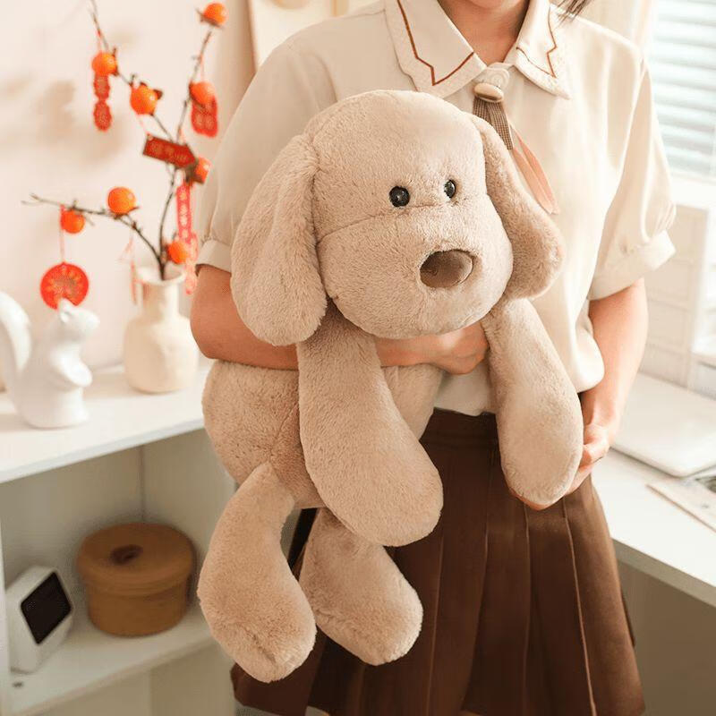 Beishangxing Plush Toy Hugging Dog Doll Stuffed Animal Puppy Sleeping Pillow Doll Gift for Boys And Girls, Birthday Present for Girls