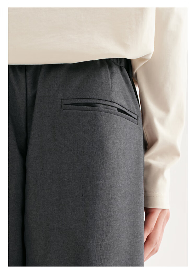 CHINISM CH Men's Trousers, Spring And Autumn Style, Loose-Fitting, Soft, Versatile, Straight-Leg, Draping, American-Style Casual Pants for Men, CCKB18N3157 6