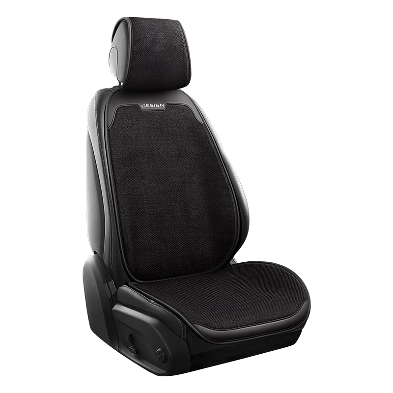 Jiabalan Car Seat Cushion Linen Semi-Enclosed Four-Season Universal Ventilated Breathable Comfortable Seat Cover Cushion