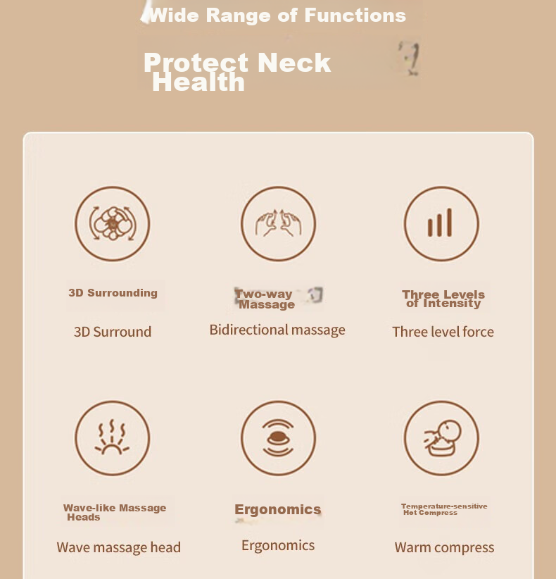 WayourCare Neck Massager Pillow for Cervical Spine, Shoulder, Back And Whole Body Heat Therapy Pad Gift Box for Girlfriend, Elderly, Mid-Autumn Festival Birthday Present 5