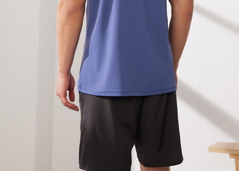 361° Men's Short-Sleeve T-Shirt, Summer Quick-Dry, Loose-Fitting Athletic Running Fitness Casual Top, Half Sleeve, 652524101-2 17
