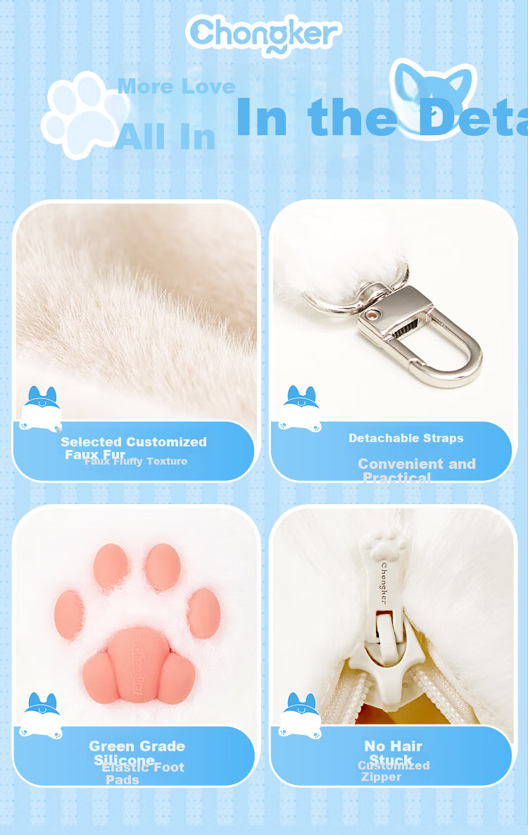 Chongke Corgi Backpack Plush Toy, Cute Gift for Girlfriend's Birthday 9