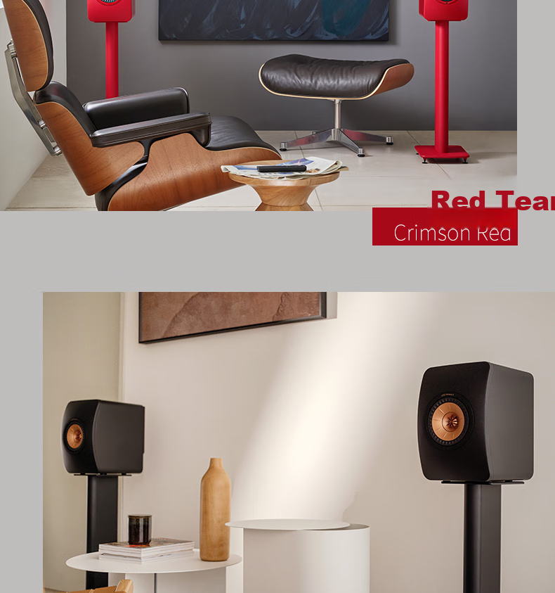 KEF LS50 Wireless II, Wireless HiFi Speaker, Home Living Room Desktop, 2.0 Stereo Active Audiophile-Grade TV Speakers, Hiplay Gift, Black 19