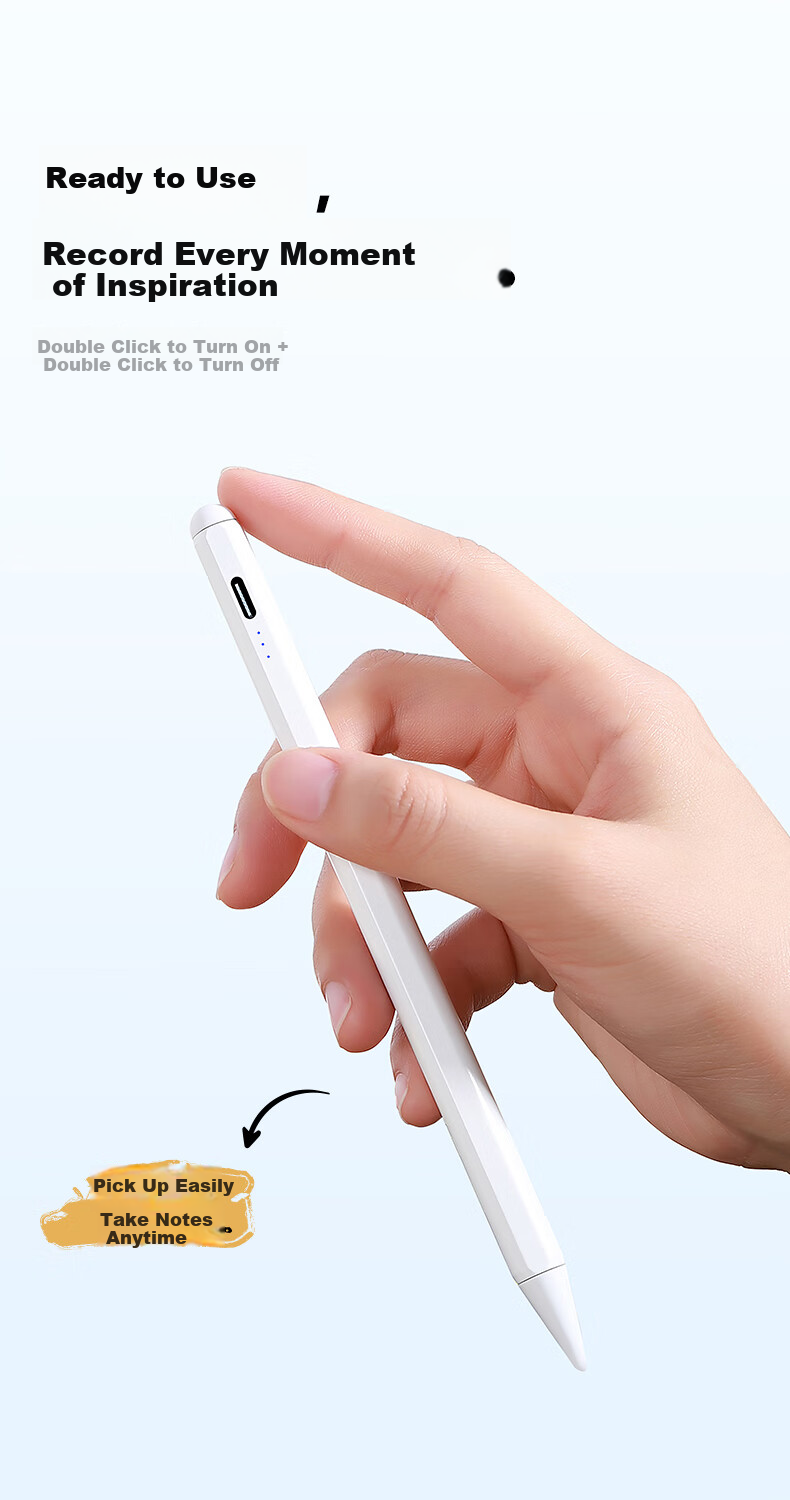 CangHua Capacitive Stylus for IPad, Compatible with Apple Pencil 2nd Generation, Suitable for 2025 Pro/Air/Mini/iPad11 Tablets, Touchscreen Writing Pe 9