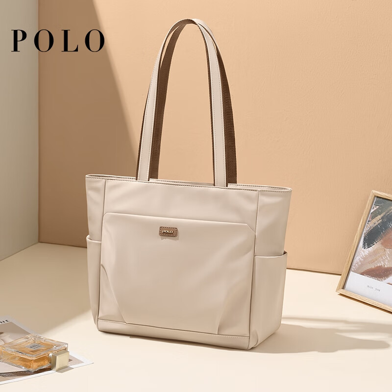 Женская сумка POLO, вместительная сумка для ноутбука 15 дюймов, элегантная сумка-тоут, легкая сумка через плечо, подарок на День святого Валентина