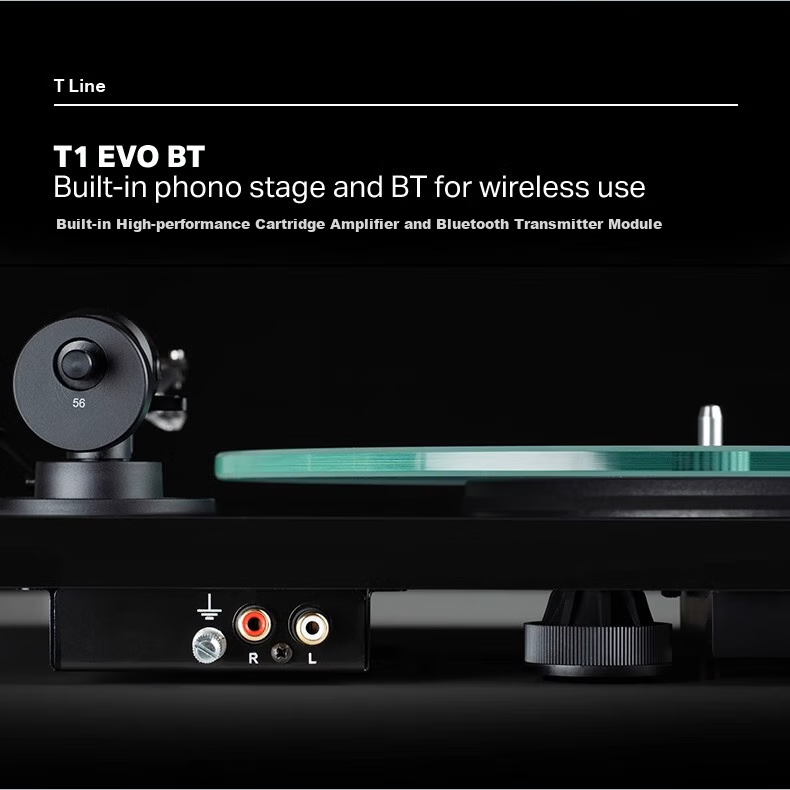 Baodie T1 EVO BT, Audiophile Turntable, Imported from Austria, Pro-Ject Record Player, Black Graduation Gift, Father's Day Present 3