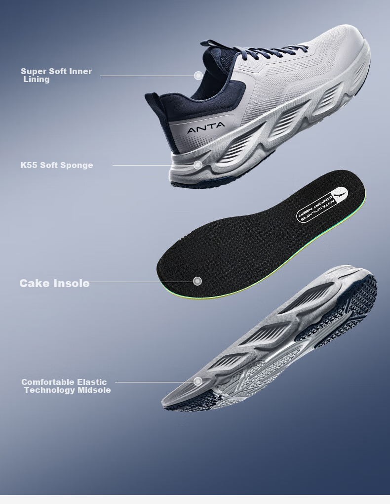 ANTA Shenxing 10 | Men's Lightweight Shock-Absorbing Training Shoes, New Winter Style, Wear-Resistant Non-Slip Sports Running Shoes, Fitness Commuting Shoes 4