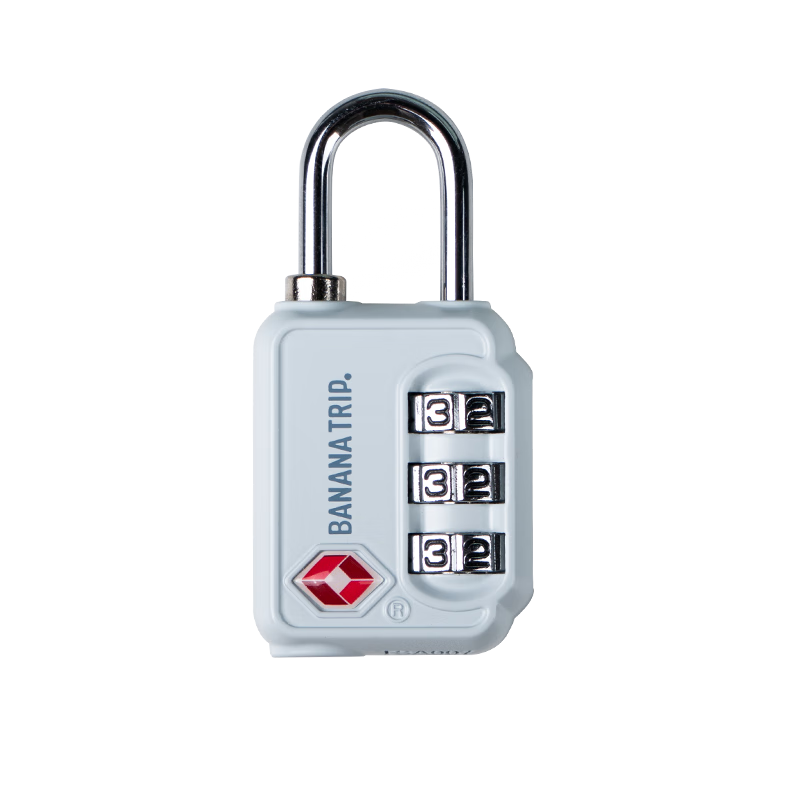 BANANA TRIP Travel TSA Combination Lock, Three-Digit Padlock for Suitcase, Cabinet Lock, Student Dormitory Door Lock, Light Blue