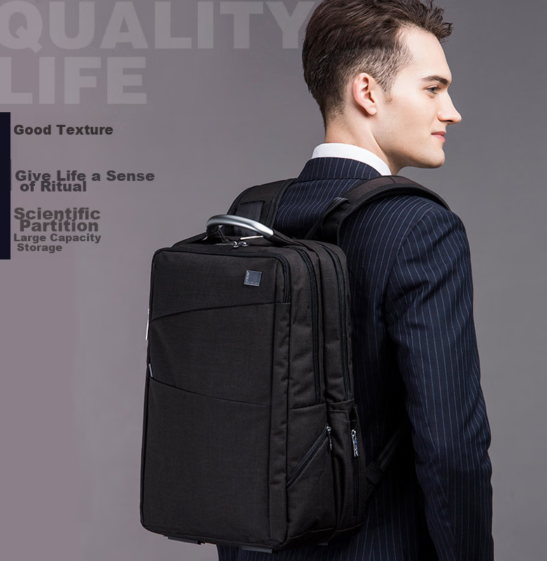 LEXON Backpack for Men And Women, 15.6/16 Inch Laptop Bag, Water-Resistant Travel Backpack for Commuting And Business Trips, Blue 814 1