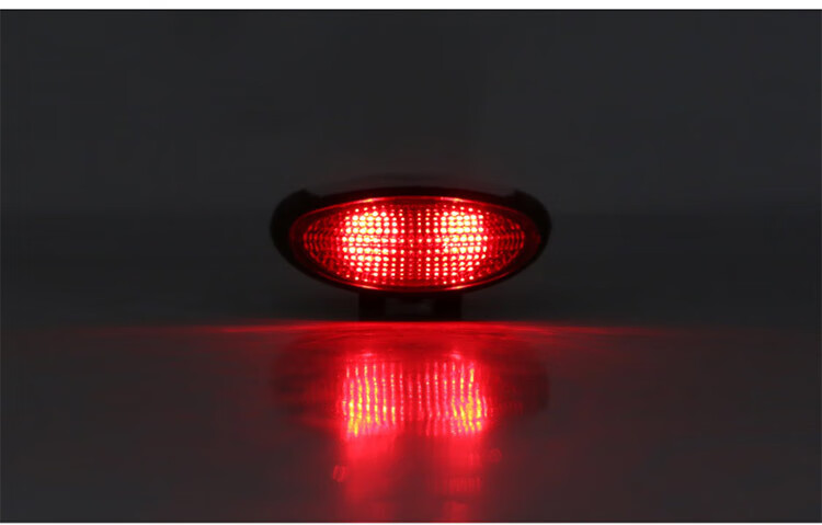 Adandyish Bicycle USB Rechargeable Tail Light, Night Rear Warning Light, Mountain Bike High-Brightness Strobe Light, Random Style 19