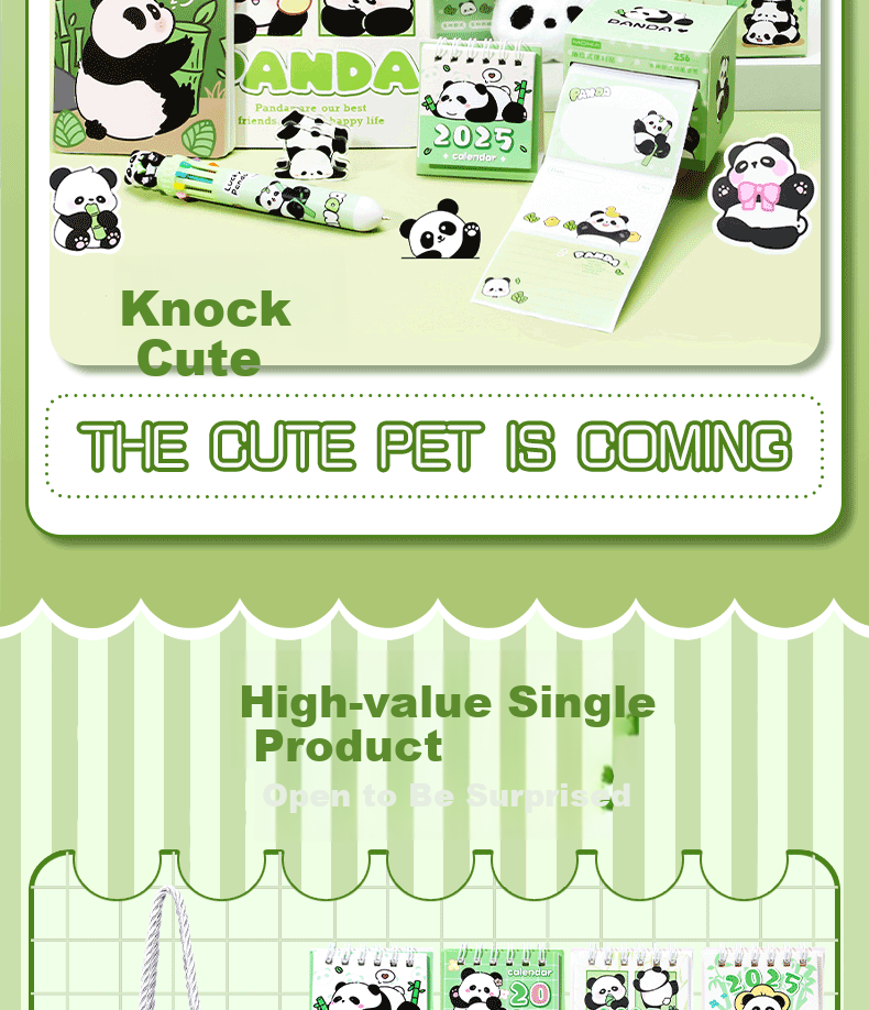 Shaonianban Stationery Gift Set, Mid-Autumn Festival Panda Souvenir, Children's Kindergarten And Primary School Holiday Learning Gift, Exam Reward for Boys And Girls, Birthday Gift Package for Kids 2