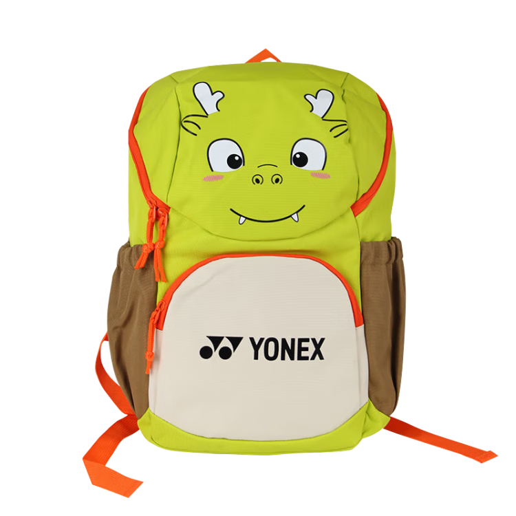 YONEX Badminton Bag, Youth And Children's Cartoon Backpack, Schoolbag BA321CR, Lime Gree