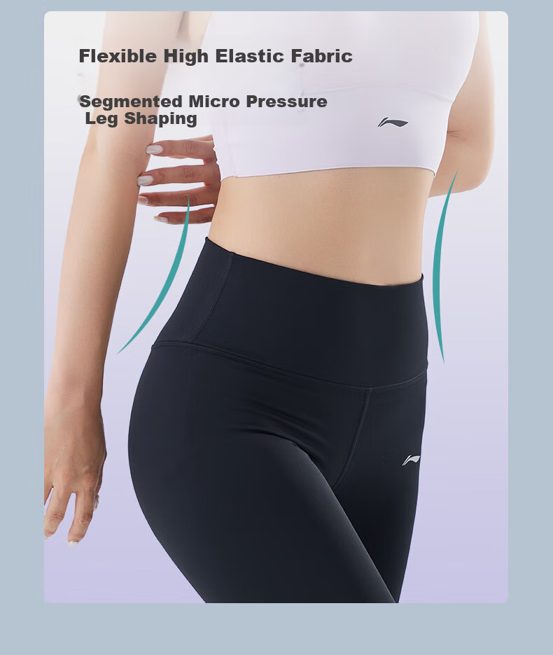 Li-Ning Yoga Outfit Set, Autumn And Winter Fitness Pilates Training Clothes, Yoga Pants, Sports Underwear, Running Vest Set, Thin Style 13