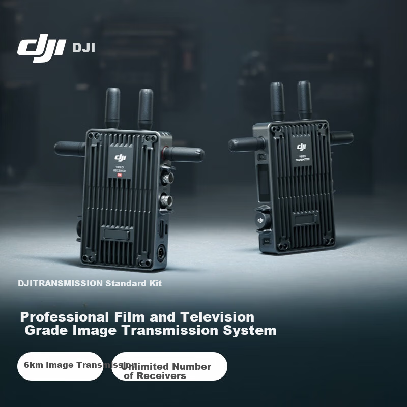 DJI Transmission (Standard Kit) Professional Wireless Video Transmission System with 6km Low Latency And Automatic Frequency Hopping