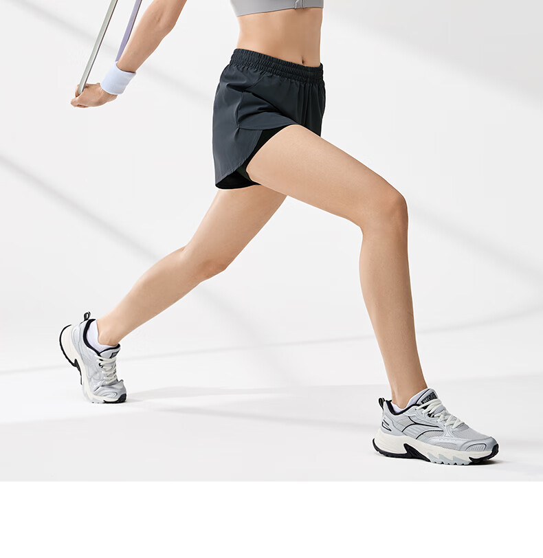 361° Women's Sports Shorts Spring Summer Sun Protection Quick-Dry Running Fitness Cooling Loose Lined Pants 662624702H-3 28